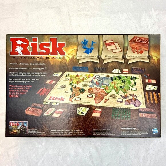 Risk - The Game of Strategic Conquest Boardgame 2015 Hasbro New Open Box - Picture 6 of 8